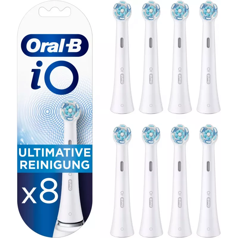 Zobu birstes galviņa Oral-B iO Ultimate Clean, 8 rezerves galviņu iepakojums