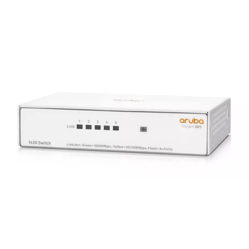 HPE Aruba Networking Instant On 1430 5 portu Gigabit slēdzis
