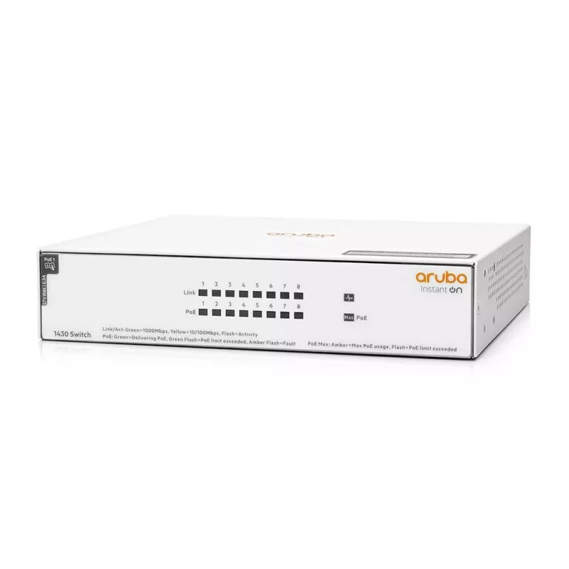 HPE Aruba Networking Instant On Switch 8 portu Gigabit CL4 PoE 6