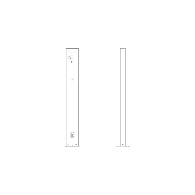 Wallbox Eiffel Basic montāžas komplekts - EV uzlādes stacijai - RAL 7043