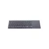 Bezvadu RF pilna izmēra tastatūra TRACER TRAKLA46934, QWERTY angļu, 2,4 GHz nano uztvērējs, membrāna, melna/pelēka