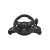 Esperanza EGW102 Gaming Controller stūres rats PC, PlayStation 3 Digital USB melns, zaļš