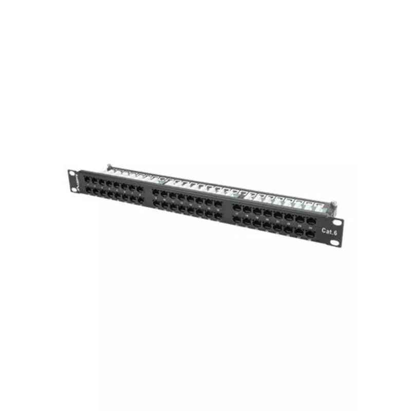 Lanberg PPU6-1048-B - Sadales panelis - 1U - 19 inch