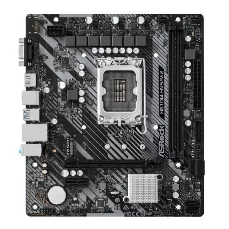ASRock H610M-HVS/M.2 R2.0 DDR4 LGA1700 Micro-ATX mātesplate