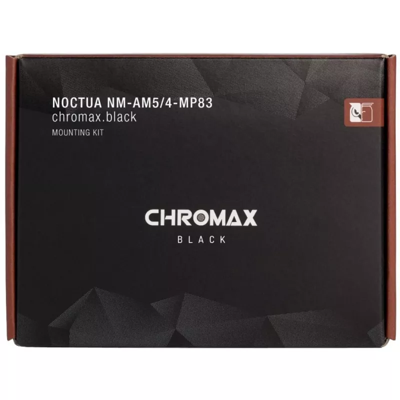 Stiprinājuma komplekts Noctua NM-AM5/4-MP83 CHROMAX.Melns Melns AM4 AM5