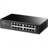 Tīkla slēdzis Cudy GS1016 — 16 portu Gigabit Ethernet (10/100/1000), 32 Gbit/s pārslēgšana, montējams statīvā, barošana no maiņstrāvas