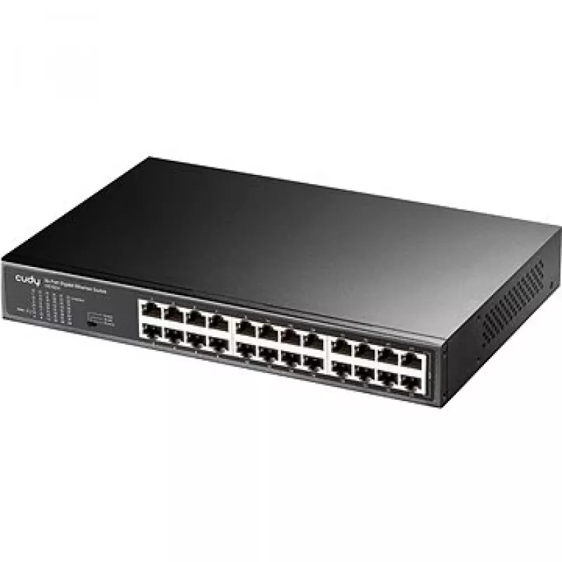 Cudy GS1024 tīkla slēdzis Gigabit Ethernet (10/100/1000) Melns