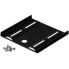 Wentronic Goobay Festplatten-Einbaurahmen 2.5 auf 3.5, Schwarz - geeignet für den Einbau einer 2.5 Festplatte in einen 3.5 Gehäuseschacht (93990)