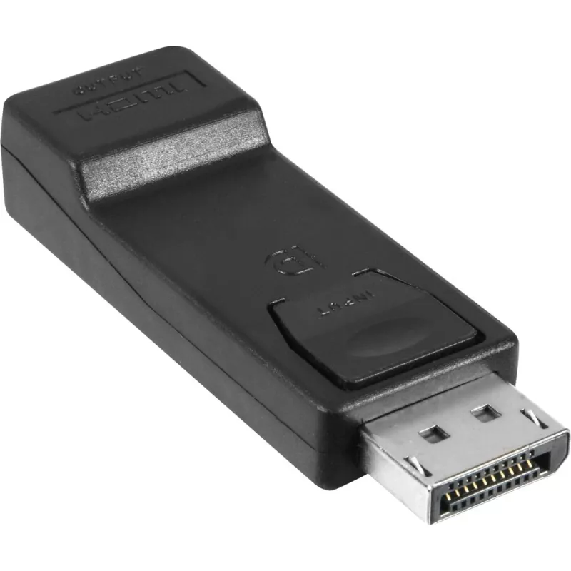 Wentronic Goobay DisplayPort uz HDMI adapteris 1.1, HDMI standarta ligzda (A tips) - HDMI standarta ligzda (A tips) > DisplayPort spraudnis (51719)