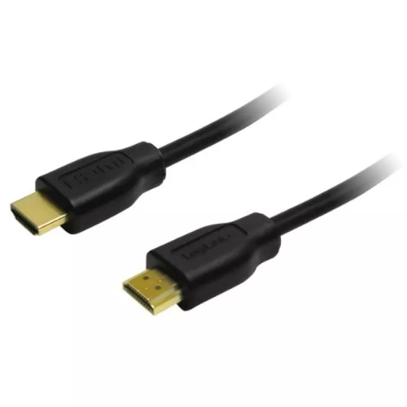 LogiLink CH0053 HDMI kabelis Melns 10m 4K UHD HDMI-a spraudnis uz HDMI-a spraudni