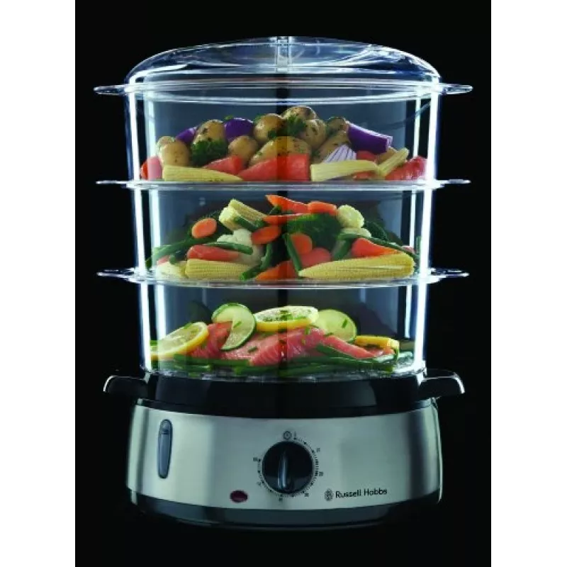 Tvaika katls Russell Hobbs 19270-56, 3 grozi, 9 L kopā, 800 W, nerūsējošais tērauds