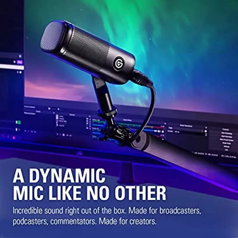 Datora mikrofons Elgato Wave DX melns
