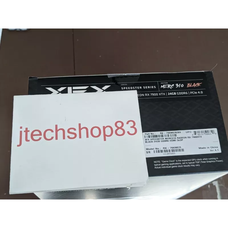 Grafikas karte XFX Radeon RX 7900 XTX 24 GB GDDR6, PCIe 4.0, 384 bitu, 355 W, 3x ventilatori