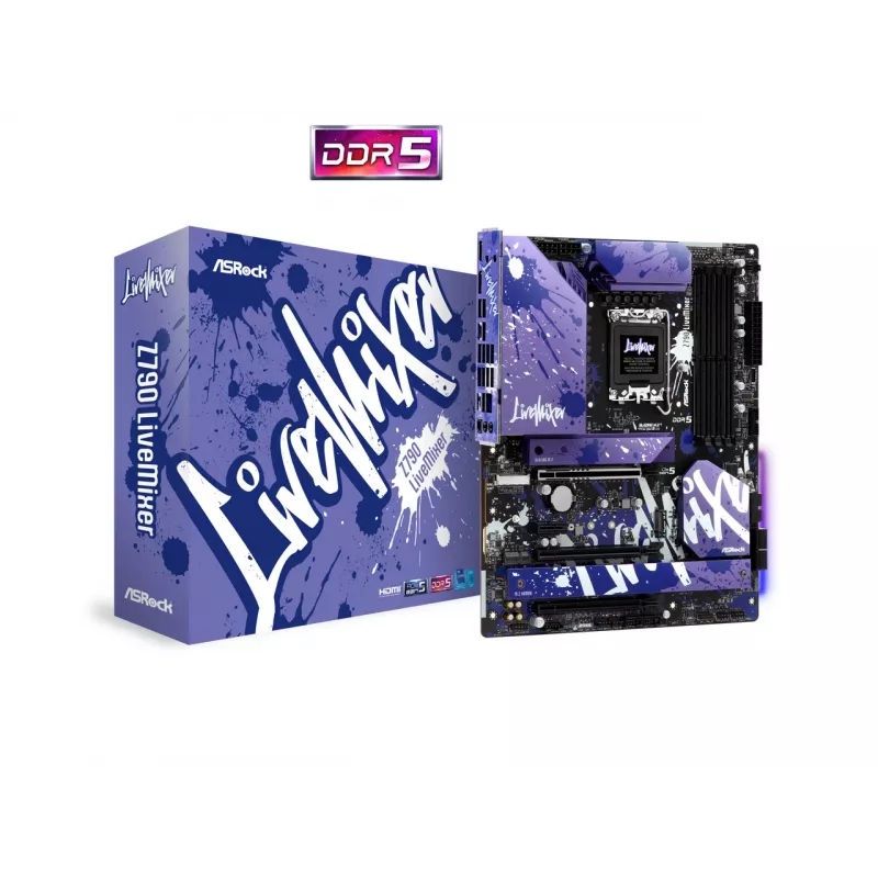 ASRock Z790 LiveMixer ATX LGA1700 DDR5 mātesplate