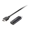 Equip DisplayPort uz HDMI adapteris, 0,2 m, DisplayPort, HDMI, vīrišķais, sievišķais, 1920 x 1080 pikseļi