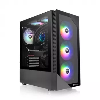 PC korpuss Thermaltake View 200 TG ARGB Midi Tower Melns