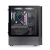 PC korpuss Thermaltake View 200 TG ARGB Midi Tower Melns