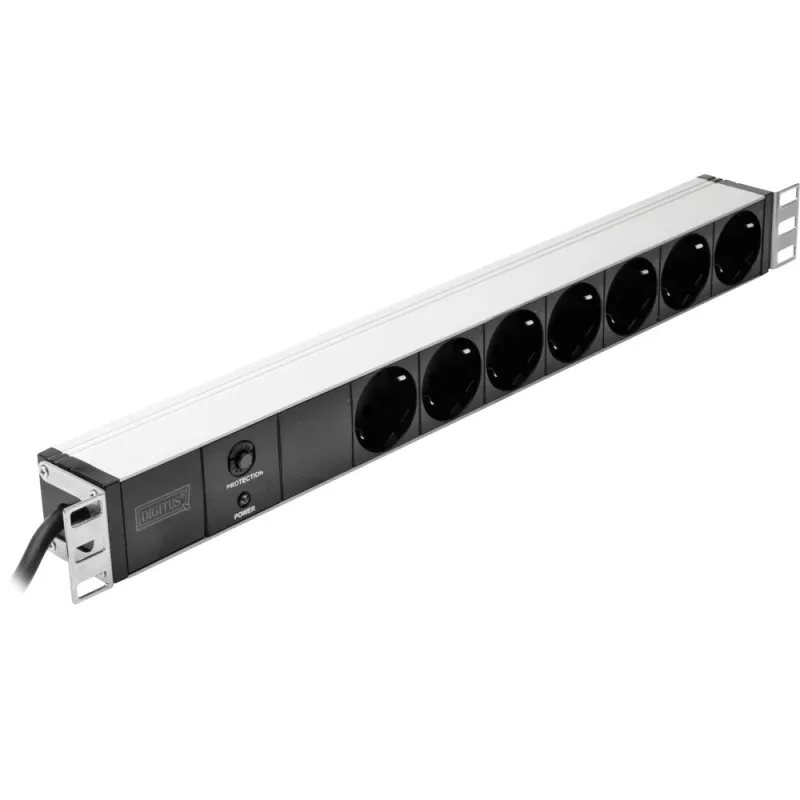 Kontaktligzdu bloks Digitus DN-95403 ar pārslodzes aizsardzību