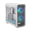 PC korpuss Fractal Design Torrent White — atbalsta ATX, EATX, microATX, ITX; 2x180 mm priekšējie ventilatori; 2.5 collu/3.5 collu sloti