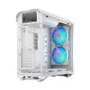 PC korpuss Fractal Design Torrent White — atbalsta ATX, EATX, microATX, ITX; 2x180 mm priekšējie ventilatori; 2.5 collu/3.5 collu sloti