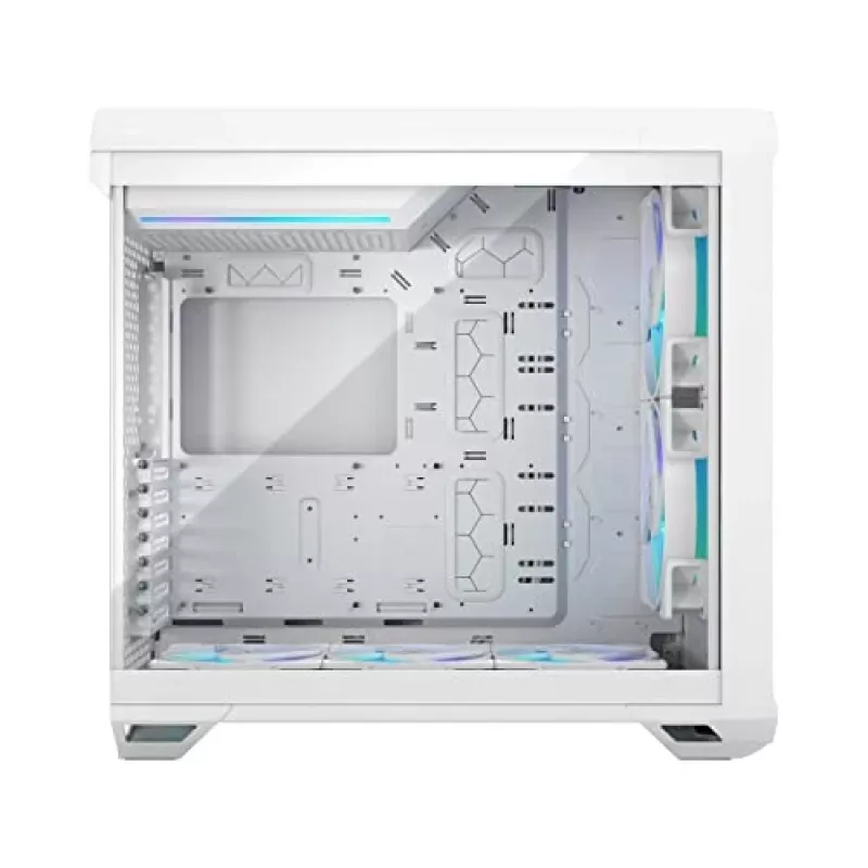 PC korpuss Fractal Design Torrent White — atbalsta ATX, EATX, microATX, ITX; 2x180 mm priekšējie ventilatori; 2.5 collu/3.5 collu sloti