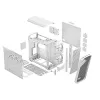 PC korpuss Fractal Design Torrent White — atbalsta ATX, EATX, microATX, ITX; 2x180 mm priekšējie ventilatori; 2.5 collu/3.5 collu sloti