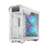 PC korpuss Fractal Design Torrent White — atbalsta ATX, EATX, microATX, ITX; 2x180 mm priekšējie ventilatori; 2.5 collu/3.5 collu sloti