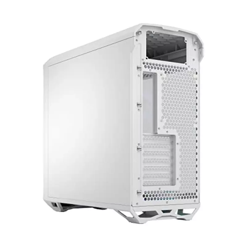 PC korpuss Fractal Design Torrent White — atbalsta ATX, EATX, microATX, ITX; 2x180 mm priekšējie ventilatori; 2.5 collu/3.5 collu sloti