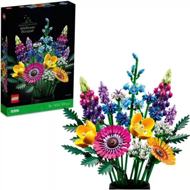 LEGO Icons Savvaļas pušķu komplekts 10313, Daudzkrāsains