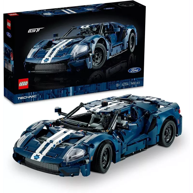 LEGO 42154 Technic 2022 Ford GT automašīnas modelis pieaugušajiem