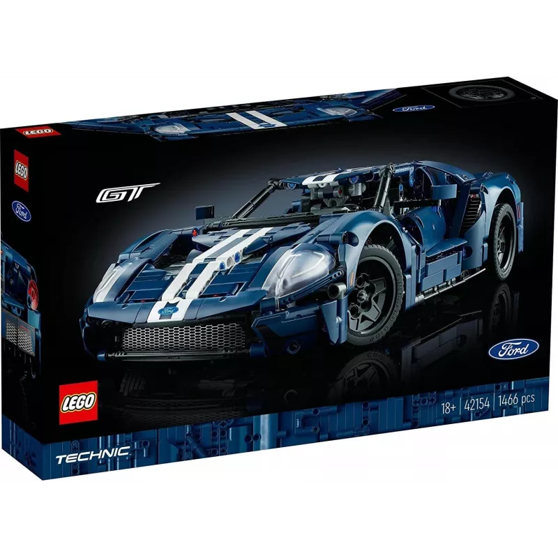 LEGO 42154 Technic 2022 Ford GT automašīnas modelis pieaugušajiem