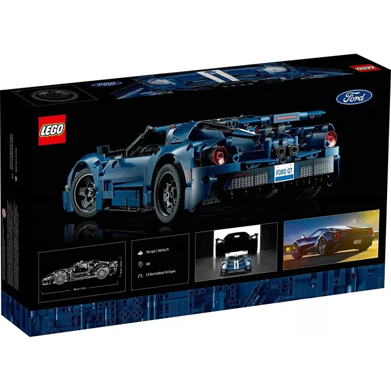LEGO 42154 Technic 2022 Ford GT automašīnas modelis pieaugušajiem