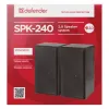 DEFENDER SPK-240 vadu galda skaļruņi, 2.0, 6 W RMS, USB barošana, 3,5 mm, melns