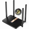 Cudy LT500D bezvadu maršrutētājs Fast Ethernet divjoslu (2.4 GHz / 5 GHz) 4G melns