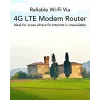 Cudy LT500D bezvadu maršrutētājs Fast Ethernet divjoslu (2.4 GHz / 5 GHz) 4G melns