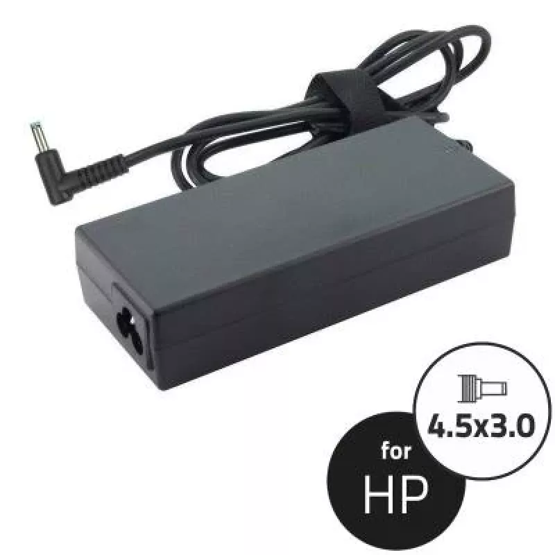 Qoltec klēpjdatora barošanas bloks HP 65W 19.5V 3.33A 4.5x3.0 + pin 50051.65w.hp