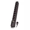 Strāvas sadalītājs lestar LZRM 810 BW ar IEC 320 savienotāju, 5,0 m kabelis