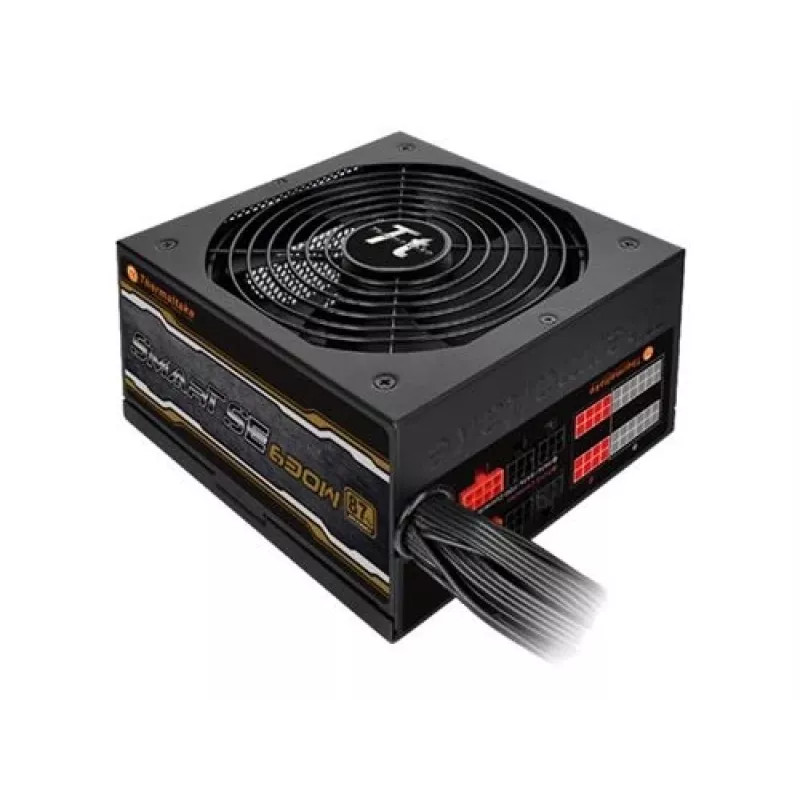 Thermaltake SMART SE 630W - barošanas bloks (iekšējais) - ATX12V 2.3/ EPS12V 2.92 - CA 230 V - 630 vati - PFC aktīvais - Eiropas Savienība - Melns