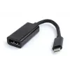 Gembird a-CM-DPF-01 USB grafikas adapteris 3840 x 2160 pikseļi melns