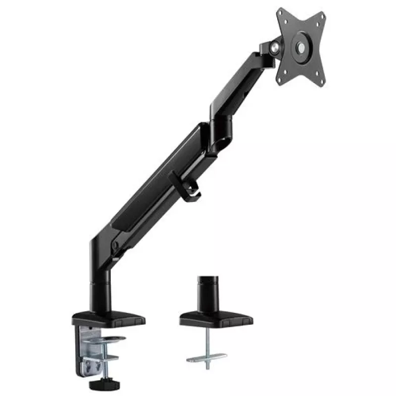 Ergo Office ER-405B Monitora kronšteins galda stiprinājums, grozāms, slīpums, pagriežams 13–32 collas VESA