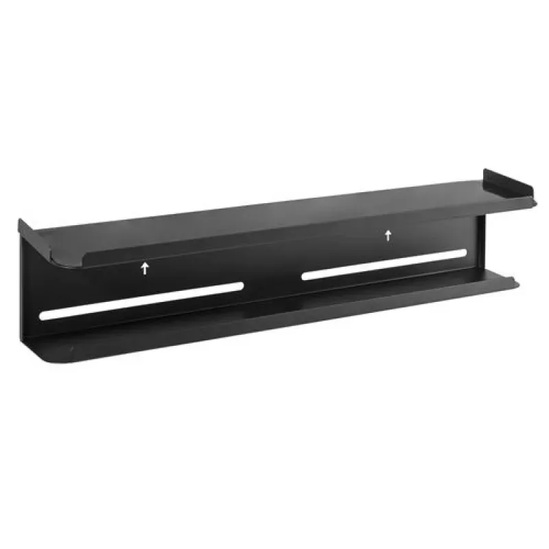 Maclean MC-904 2-in-1 sienas vai televizora aizmugurējais uzglabāšanas plaukts, maks. 2 kg