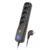 Lestar 5w Lv-530wa, pārsprieguma aizsargs, 1,5 m, Melns Lv-530w G-a K. Cz 1,5m