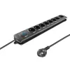 pārsprieguma aizsargs Qoltec 8 kontaktligzdas 3.0m 50114