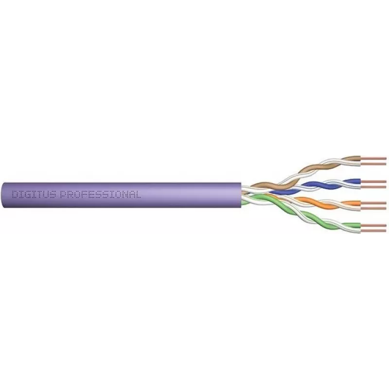 Tīkla kabelis DIGITUS DK-1611-V-305-1 U/UTP Cat 6 305 m violets