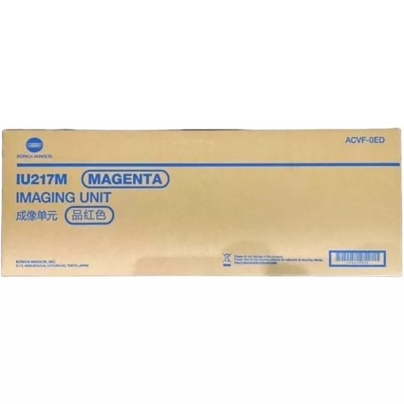 Konica Minolta ACVF0ED/DR-217M Drum Kit fuksīna, 87K Lappuses priekš KM...