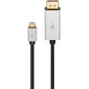 Goobay | USB-C uz DisplayPort adaptera kabelis | 60176 | Type-C | DisplayPort | USB-C uz DisplayPort | 2 m