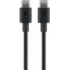 Goobay 51243 USB kabelis 2 m USB 2.0 USB C Melns (51243)