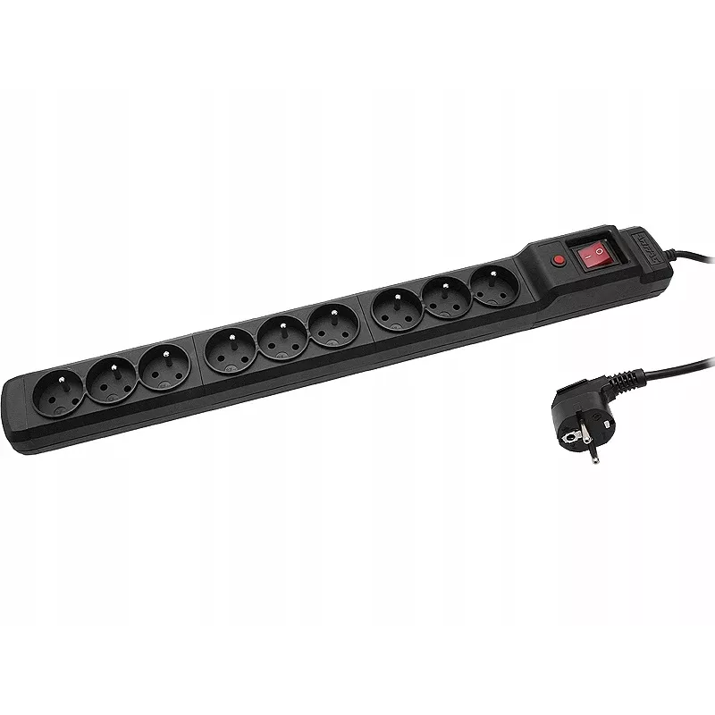 Pārsprieguma aizsargs Armac M9/15/CZ melns 9 maiņstrāvas kontaktligzdas 250 V 1,5 m