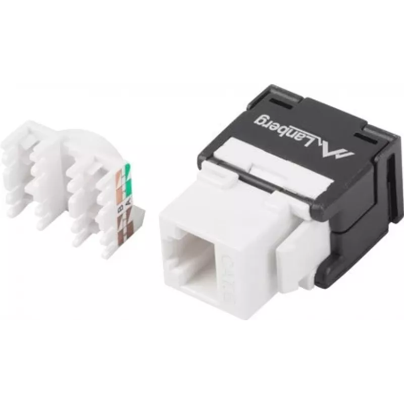 Keystone modulis RJ45 - LSA UTP cat.6a 180 grādi montāžas kārbai
