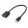 TB Kabelis OTG USB AF - USB C 15cm Melns (AKTBXKU4PAC015B)